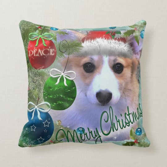 corgi throw pillow