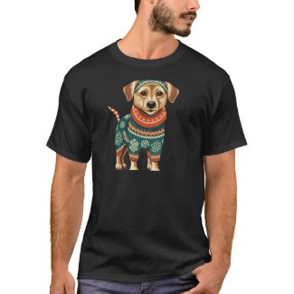 Adorable Christmas Dog T-Shirt
