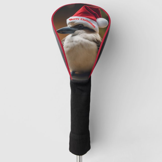 Adorable Christmas Kookaburra,  Golf Head Cover (Front)