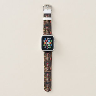 Adorable Christmas Santa Kangaroo, Apple Watch Band