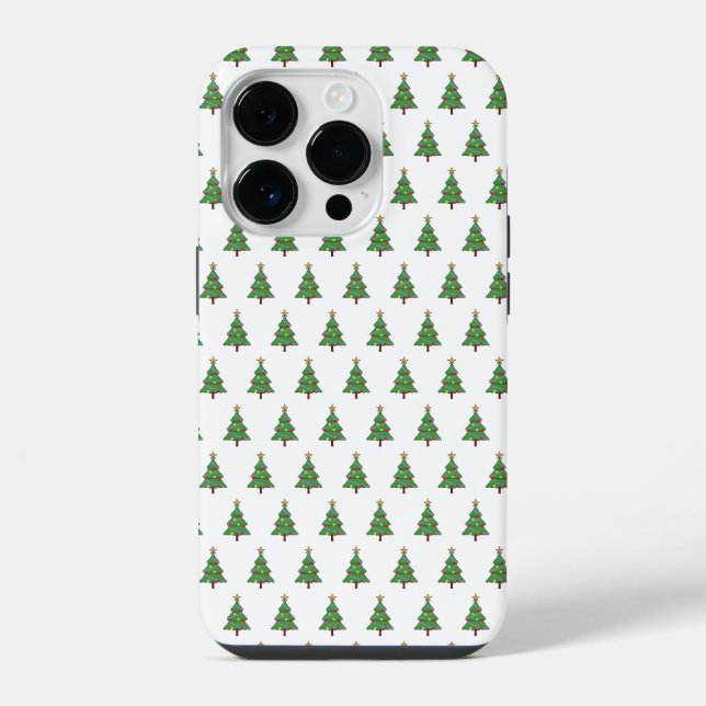 Adorable Christmas Tree Iphone Case (Back)