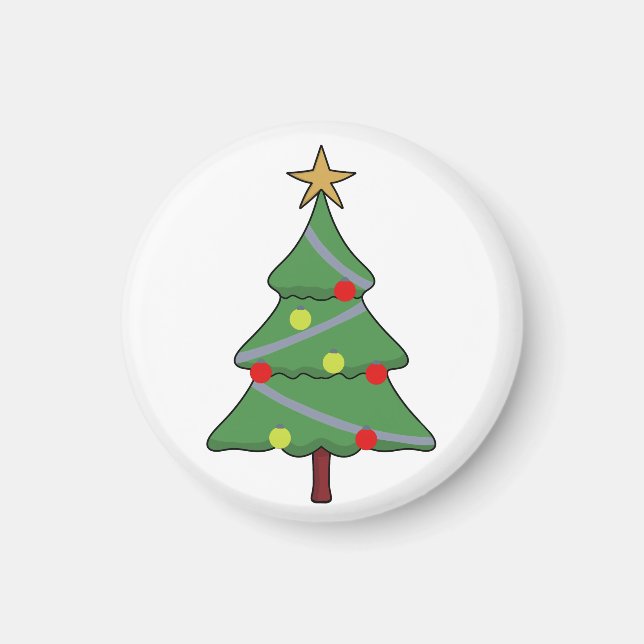 Adorable Christmas Tree Magnet (Front)