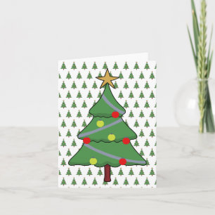 Adorable Christmas Tree Note Card