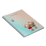 Adorable Coco &amp; Izzy Bunnies go Back to school Notebook