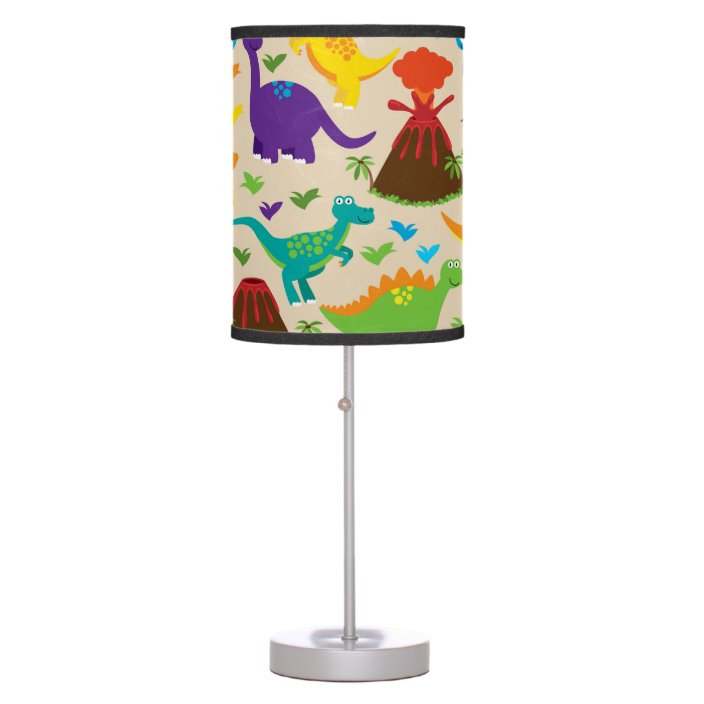 Adorable Colorful Dinosaur Table Lamp