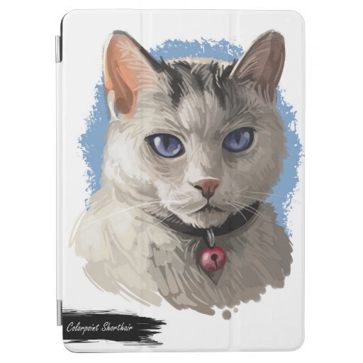 Adorable Colorpoint Shorthair Cat iPad Cover