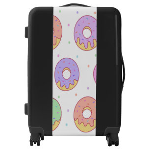 Adorable Cool Colorful Donuts Luggage