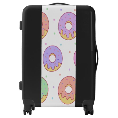 Adorable Cool Colorful Donuts Luggage