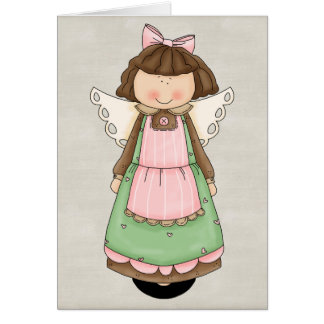 Adorable Country Angel Doll Cards