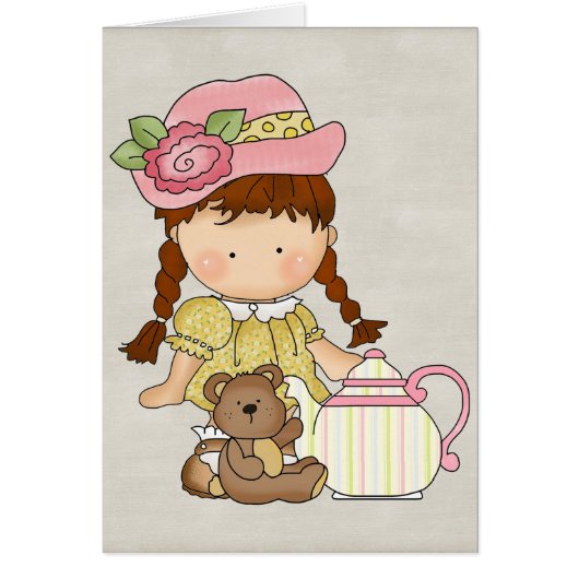Adorable Country Doll Cards (Front)
