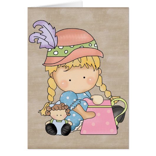 Adorable Country Doll Cards (Front)