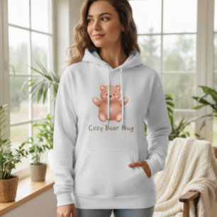 Adorable Cozy Bear Hug Hoodie