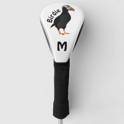 Adorable Crested Puffin Standing Cartoon Golf Head Cover