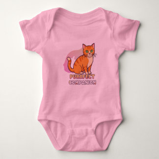 "Adorable Custom Cat Baby T-Shirt – Personalized  Baby Bodysuit