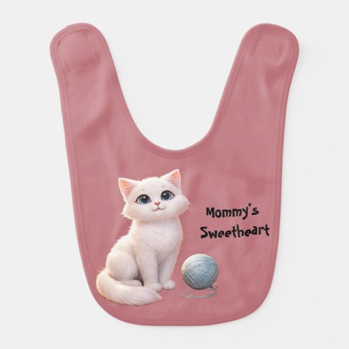 Adorable Custom Illustrated Baby Bib – Vibrant &