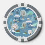 Adorable Custom Winter Christmas Poker Chips at Zazzle