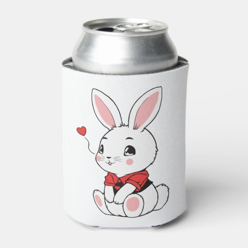 Adorable cute Bunny Can Cooler