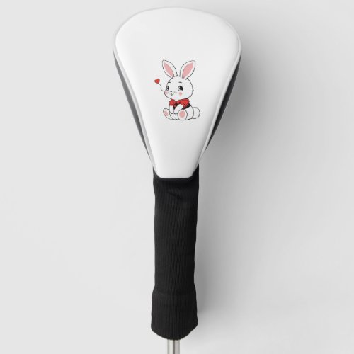 Adorable cute Bunny Golf Head Cover