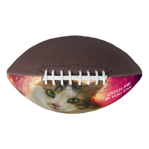 Adorable Cute Calico Cat Football