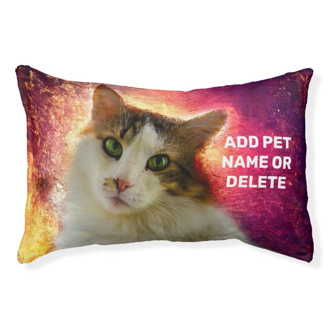 Adorable Cute Calico Cat Pet Bed (Front)