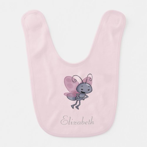 Adorable Cute Cartoon  Baby Bee _Personalized Baby Bib