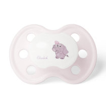 Adorable Cute Cartoon Baby Elephant -Personalized Pacifier