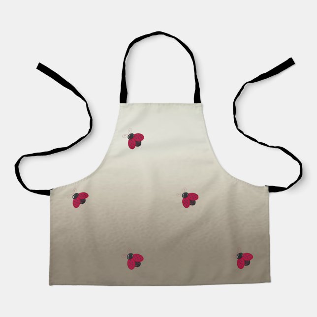 Adorable Cute ,Ladybugs,Luminous-Personalized Apron (Front)