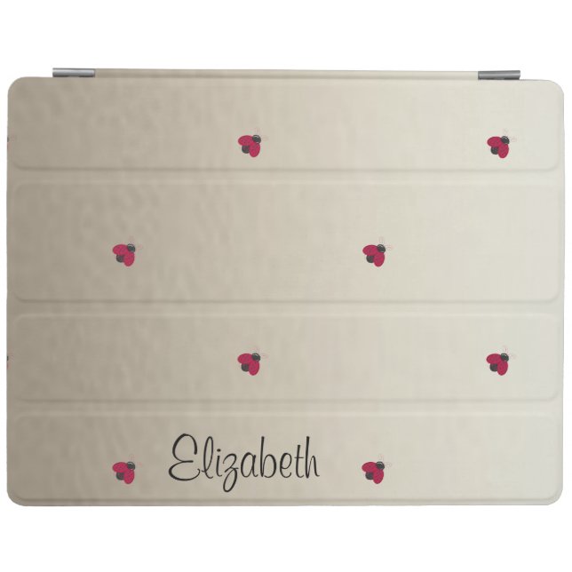 Adorable Cute ,Ladybugs,Luminous-Personalized iPad Smart Cover (Horizontal)