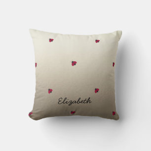 Adorable Cute ,Ladybugs,Luminous-Personalized Throw Pillow