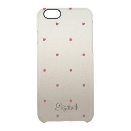 Adorable Cute ,Ladybugs,Luminous-Personalized Clear iPhone 6/6S Case