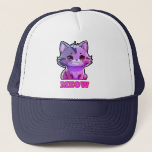 Adorable Cute Meow Trucker Hat