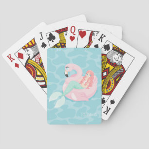 Adorable Cute Mermaid, Sea Poker Cards