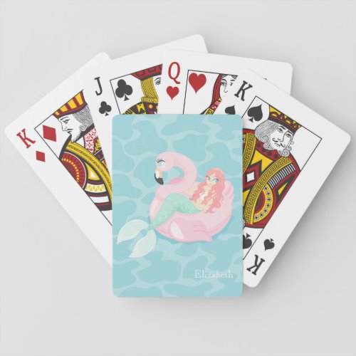 Adorable Cute Mermaid Sea Poker Cards