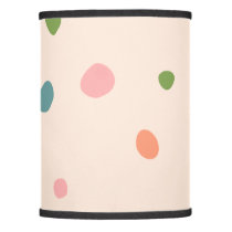 Adorable cute nursery polka dots children pink  lamp shade