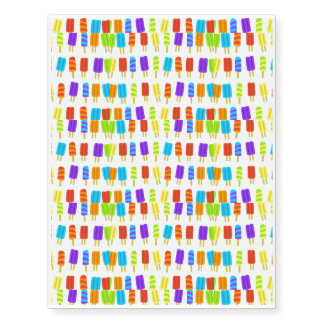 Adorable cute summer popsicles icecream kawaii le temporary tattoos