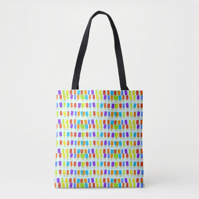 Adorable cute summer popsicles icecream kawaii  le tote bag (Front)