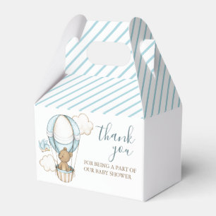 Adorable Cute Teddy Bear Baby Shower Favor Box