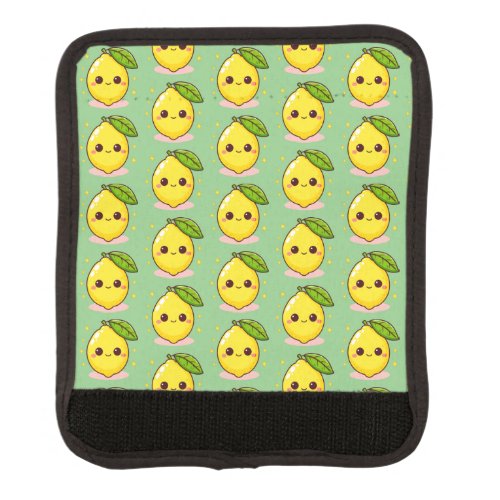 Adorable Cute Yellow Lemon Pattern Luggage Handle Wrap