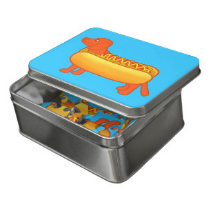 Adorable Dachshund Hot Dog Jigsaw Puzzle