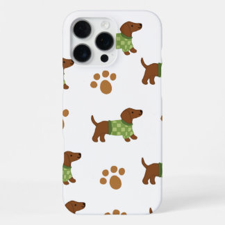 Adorable Dachshund iPhone 16 pro max case