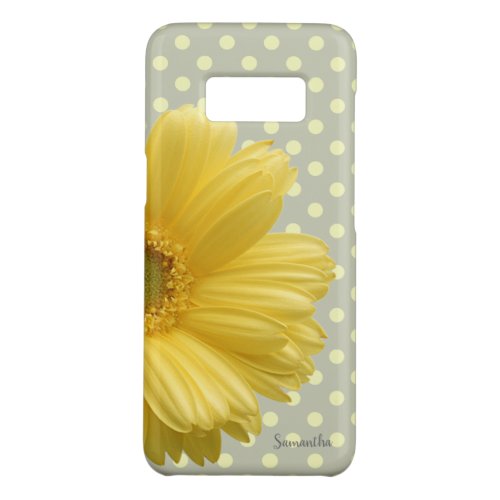 Adorable DaisyFlowerPolka Dots   _Personalized Case_Mate Samsung Galaxy S8 Case