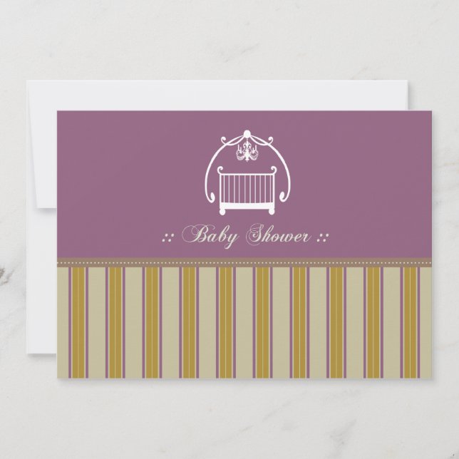 Adorable Designer Baby Shower Invitation :: 01 (Front)