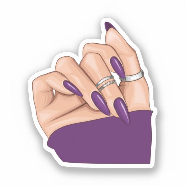 Adorable Designs for DIY Nail Art Sticker (Front)