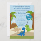 Adorable Dinosaur Baby Shower Invitations Boy