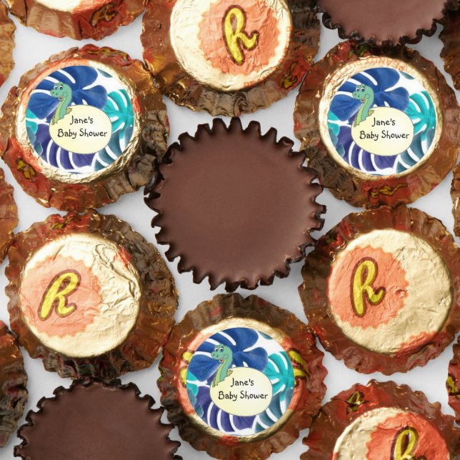 Adorable Dinosaur Baby Shower  Reese's Peanut Butter Cups (Assorted)