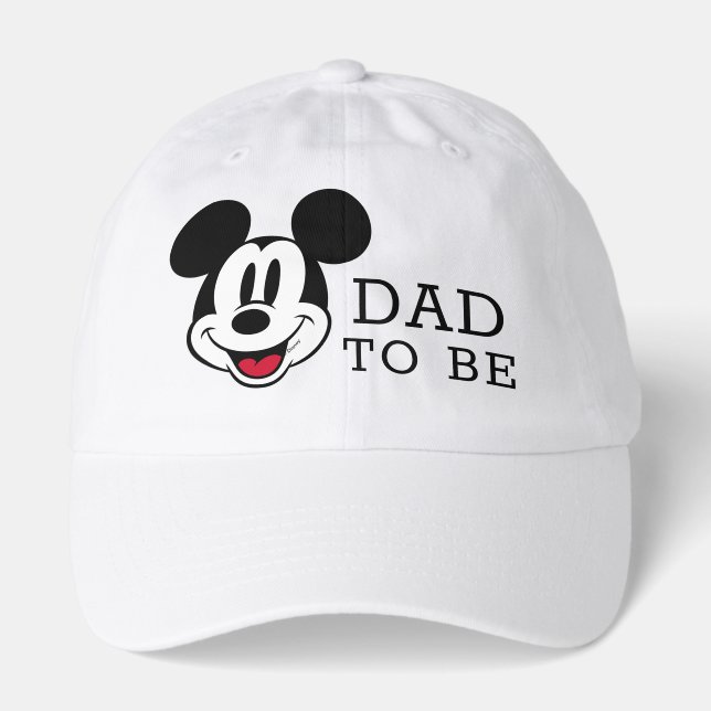 Adorable Disney Mickey Mouse Dad to Be Baby Shower Hat (Front)