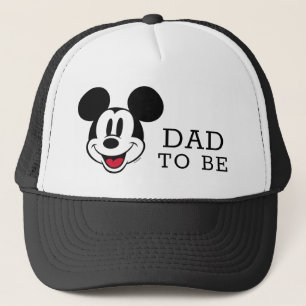 Adorable Disney Mickey Mouse Dad to Be Baby Shower Trucker Hat