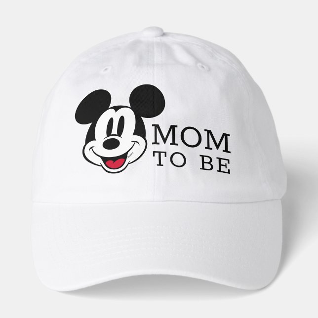 Adorable Disney Mickey Mouse Mom to Be Baby Shower Hat (Front)