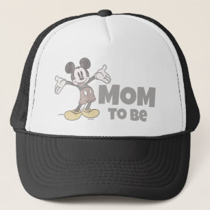 Adorable Disney Mickey Mouse Mom to Be Baby Shower Trucker Hat