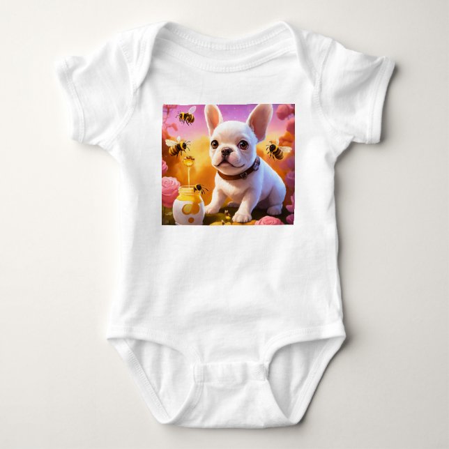 Adorable Dog Baby Shirt – Perfect for Pet Lovers (Front)